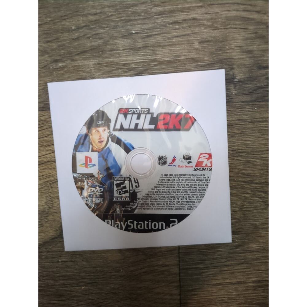 NHL 2K7 (Sony PlayStation 2, 2006) Disc Only